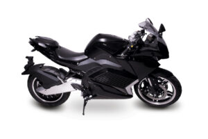 Motocicleta deportiva eléctrica Black Racing 5000W